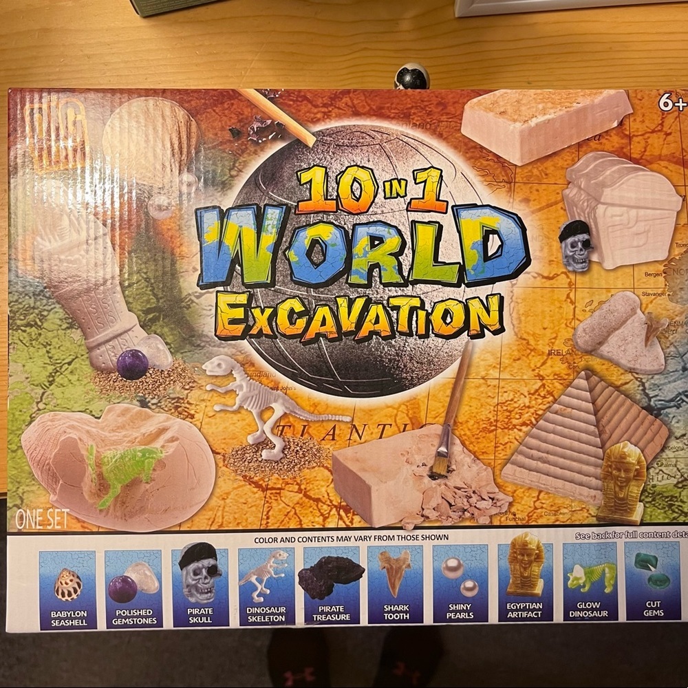 10 in 1 World Excavation kit, new